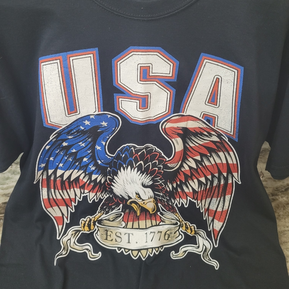 USA biker T Shirt